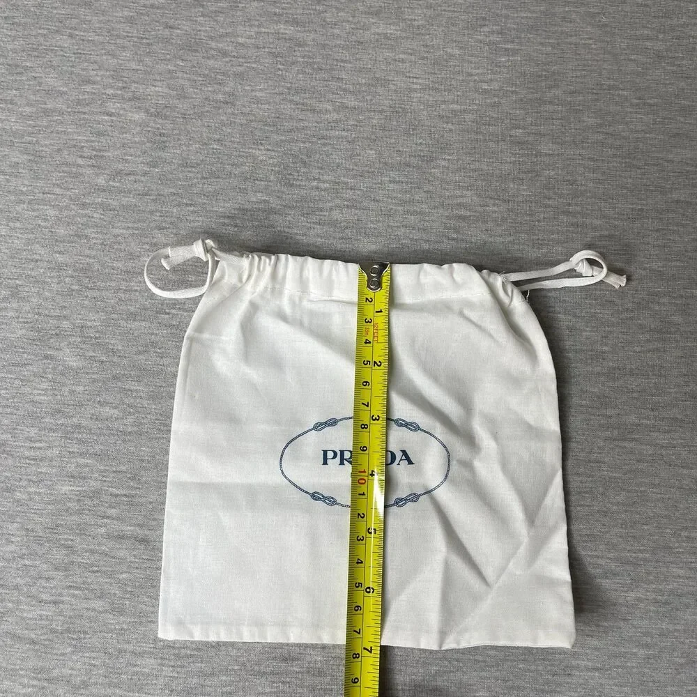 Prada Authentic Drawstring Gift & Dust Pouch Bag H7” x L7”